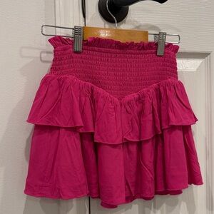 Katie J NYC Brooke Skirt Pink Size Small